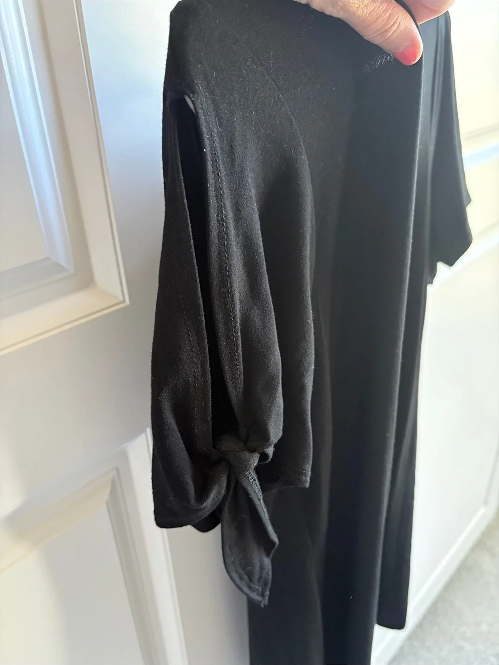 Women’s Black Dress with bow sleeves